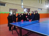 برگزاری مسابقه تنیس روی میزکارکنان خواهر به مناسبت ایام الله فجر